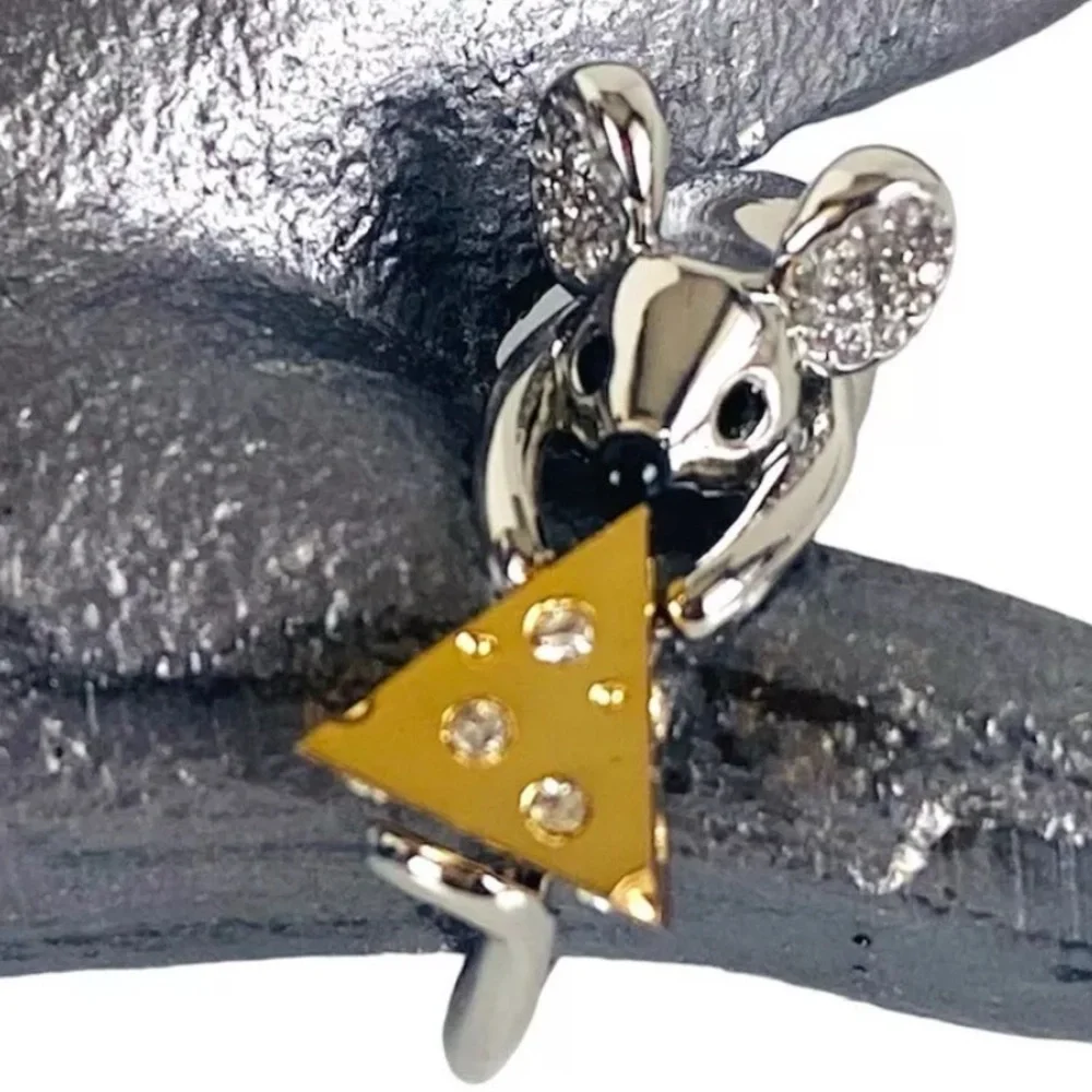 KATE SPADE Authentic Year Of The Rat Mouse And Cheese Ring Size 7